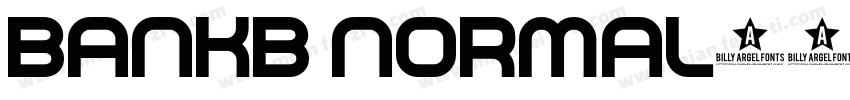 BankB Normal字体转换